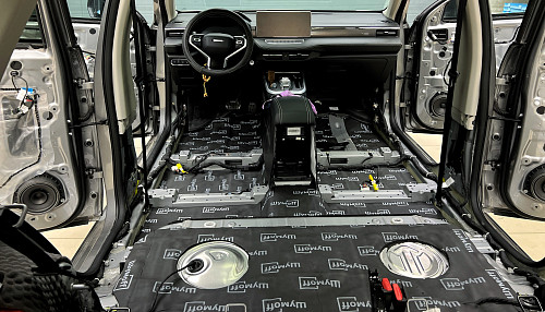 2 слой шумоизоляция пола Хавэйл Джолион