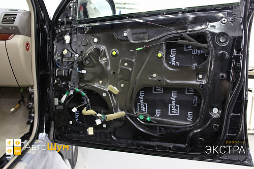 Звукоизоляция дверей Тойоты Ленд Крузер Прадо 120